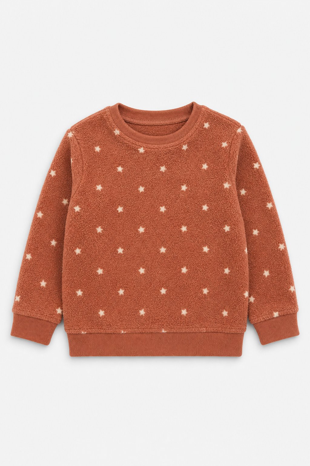 Clay Star Print Pullover Sweatshirt