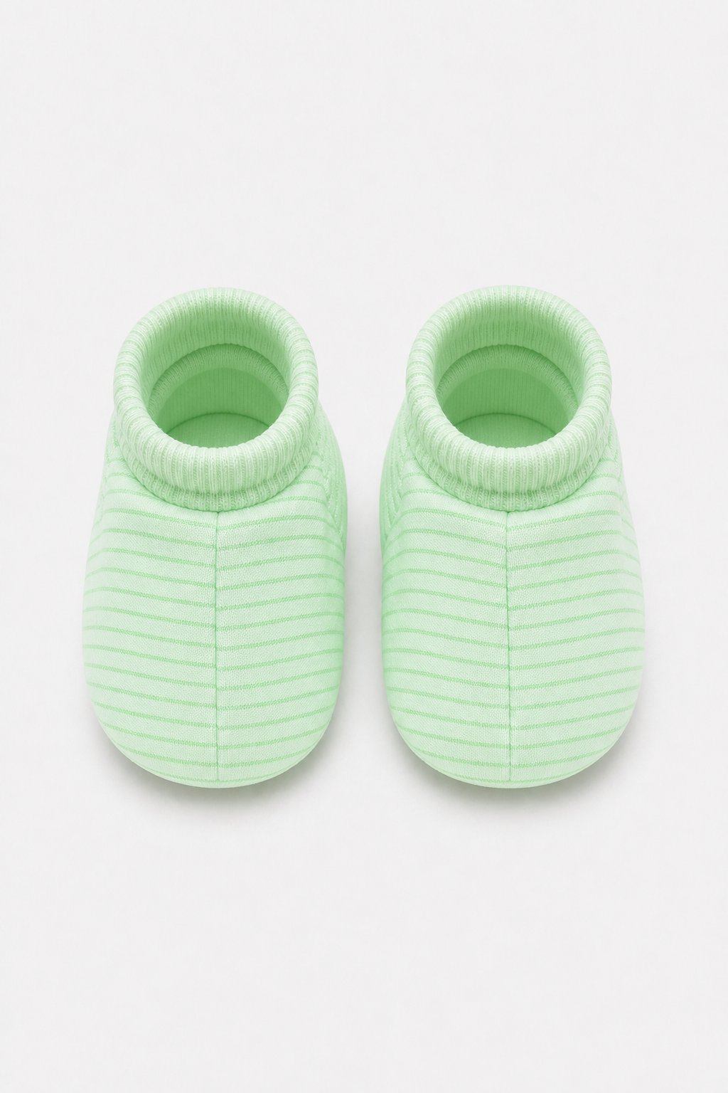 Mint Green Thin Stripes Booties view 2
