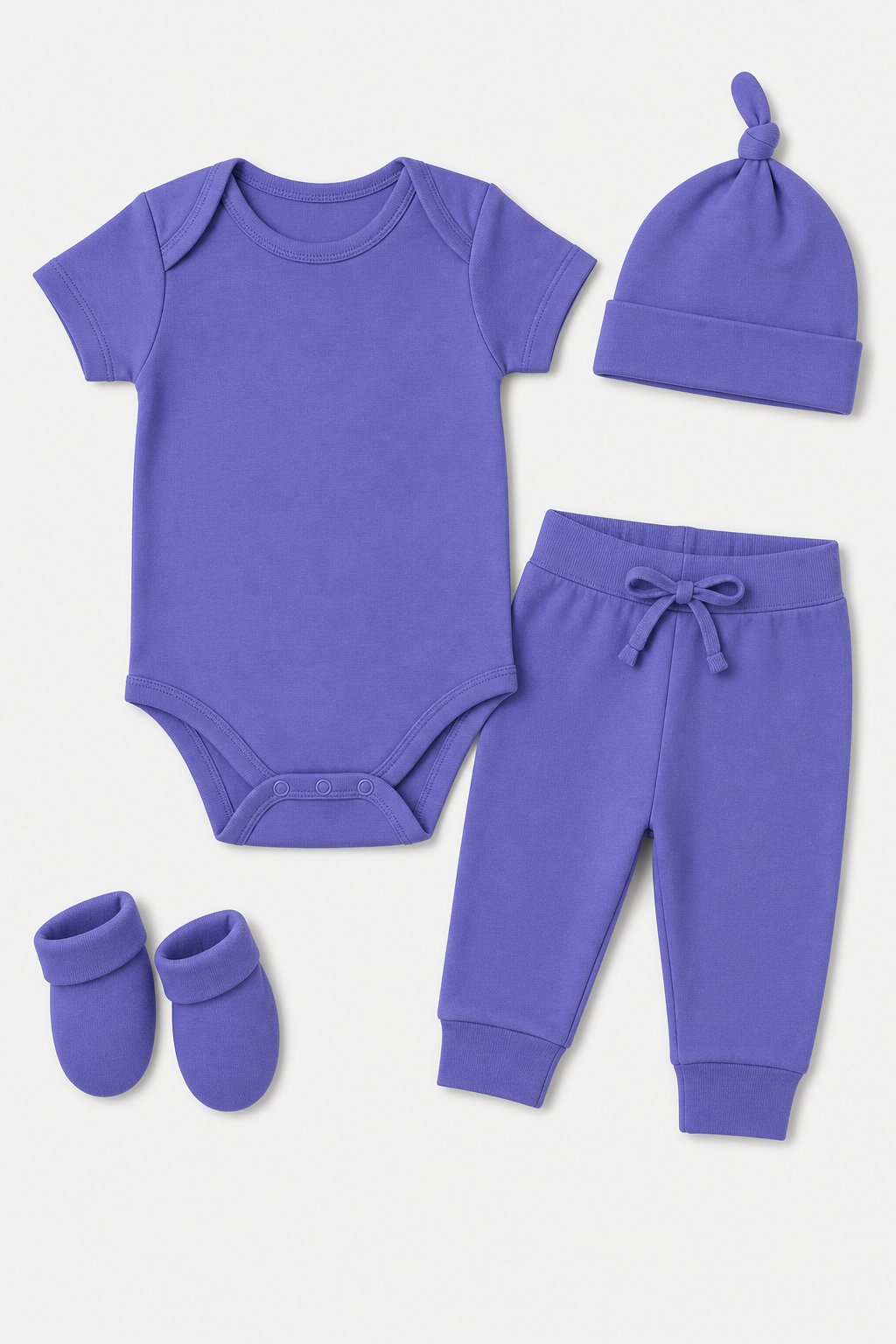 Slate Blue Burp Cloth Set
