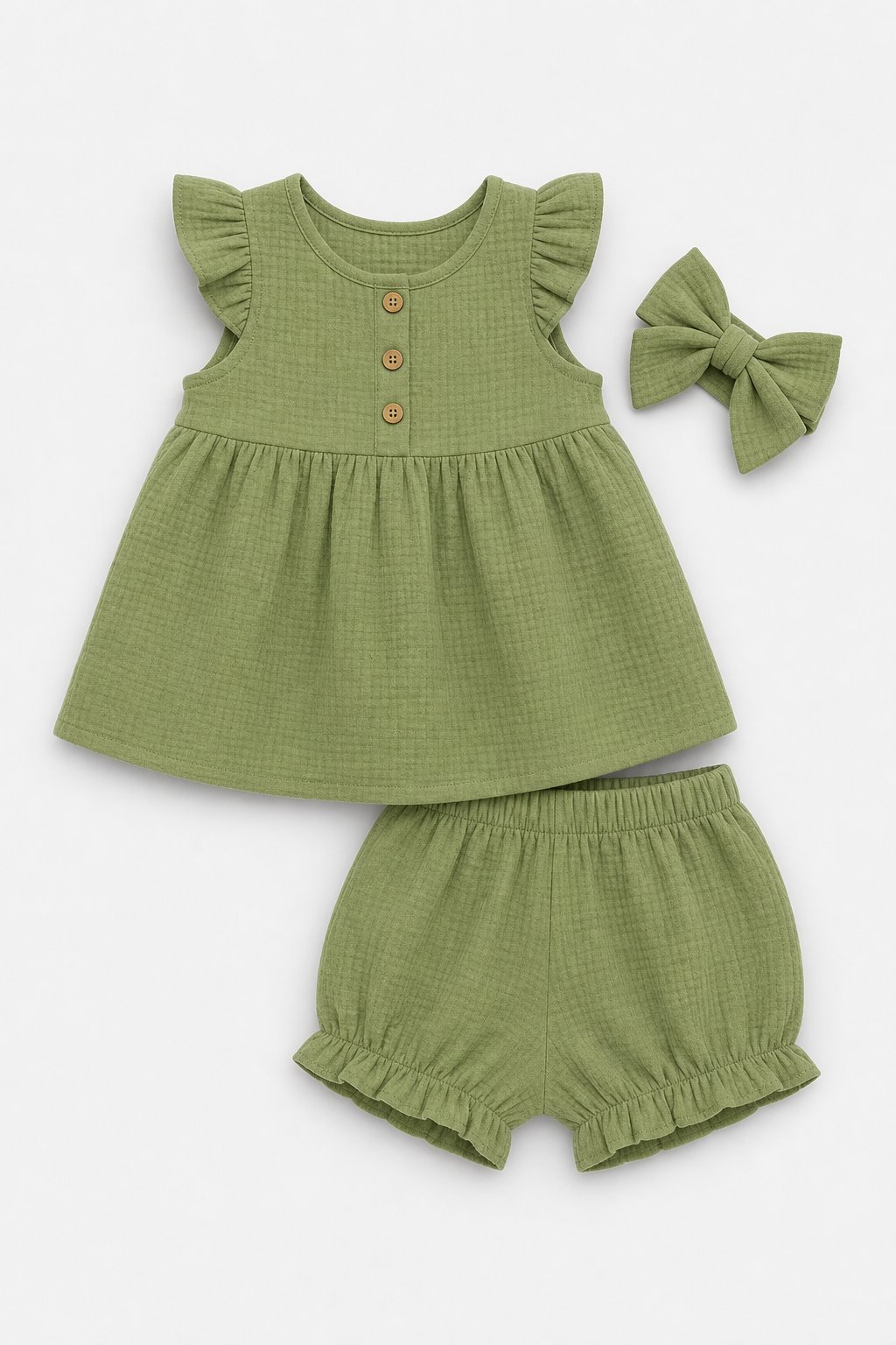 Sage Green Burp Cloth Set