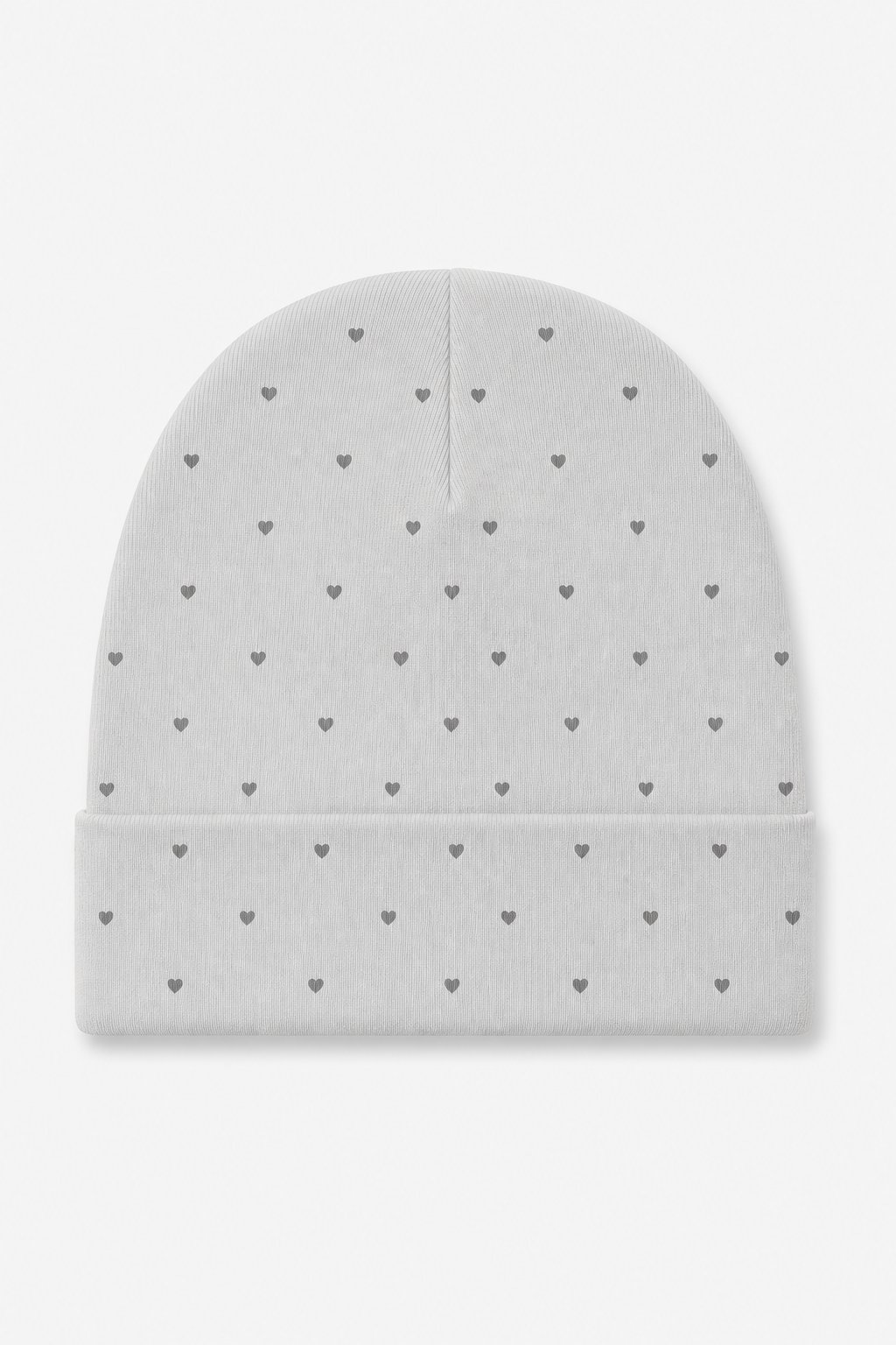 Light Grey Heart Print Sun Hat view 2
