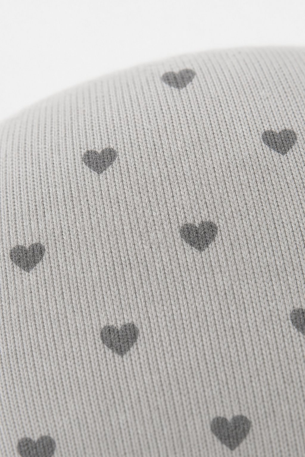 Light Grey Heart Print Sun Hat view 3