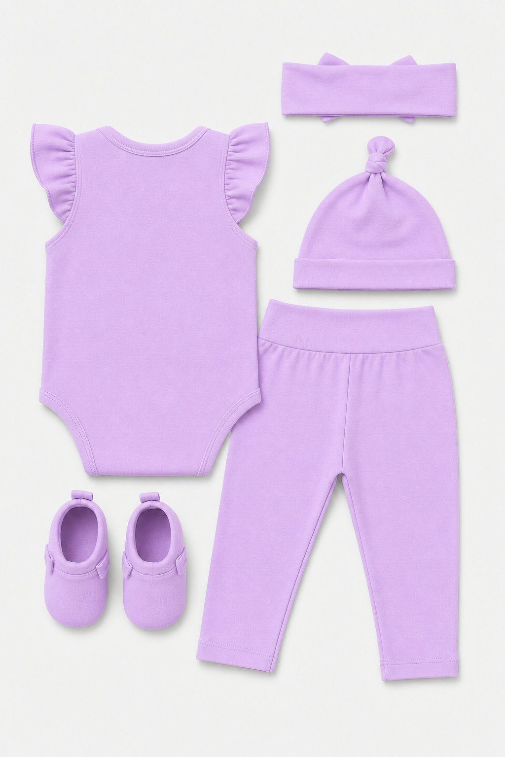 Mauve Spring Floral Set view 2