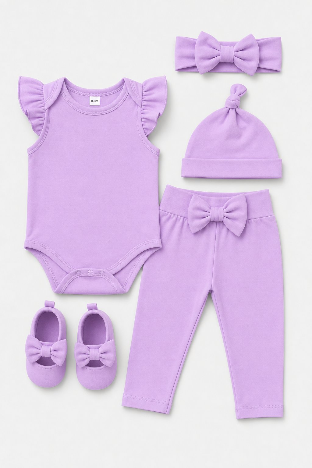 Mauve Spring Floral Set