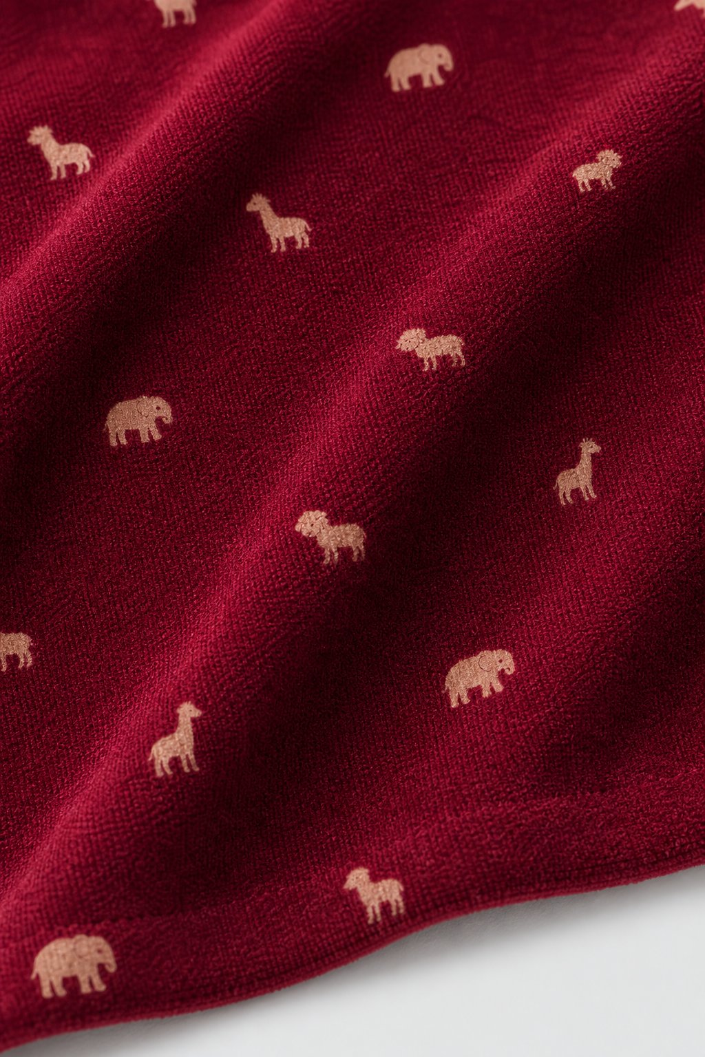 Burgundy Animal Print Summer Sunsuit view 3