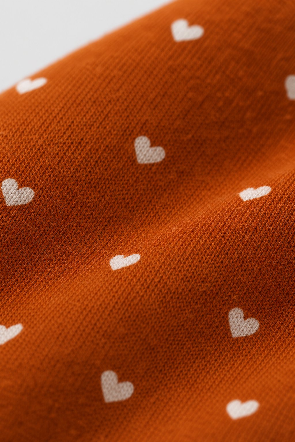 Rust Heart Print Summer Sunsuit view 3