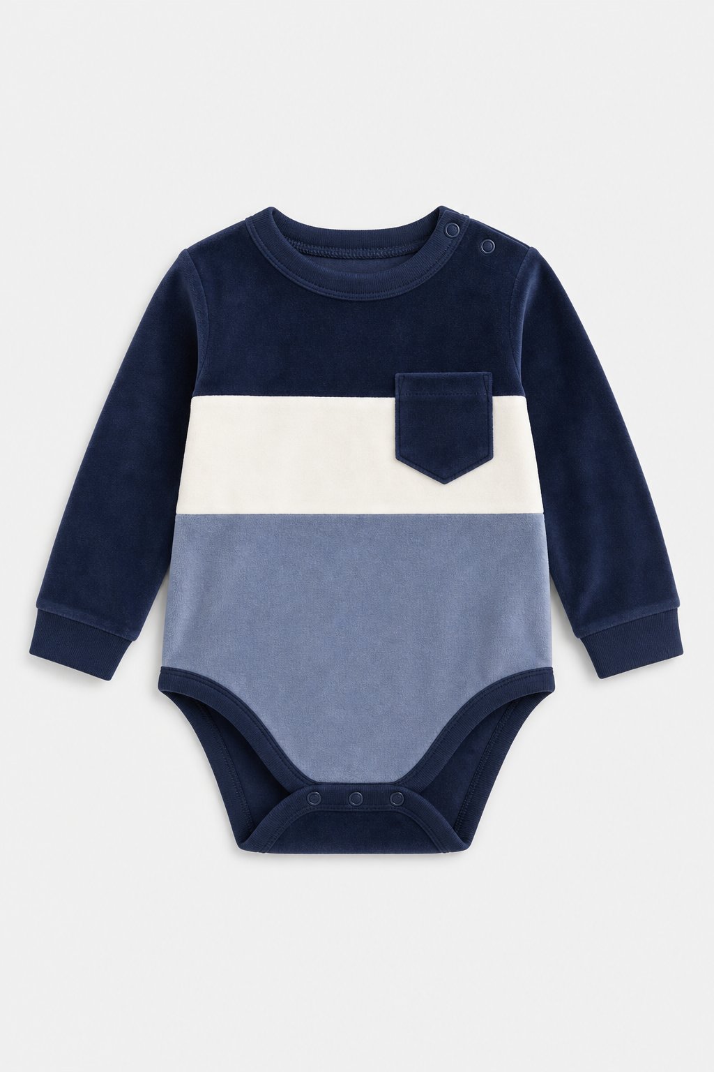 Navy Color-Block Halloween Costume Bodysuit