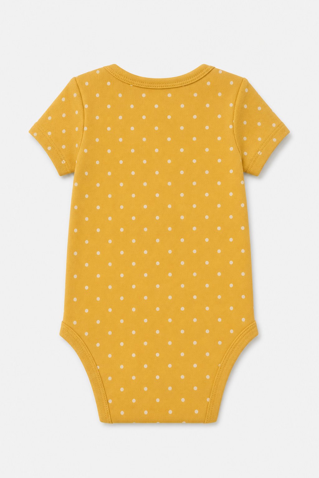 Warm Mustard Polka Dot Valentine Bodysuit view 2