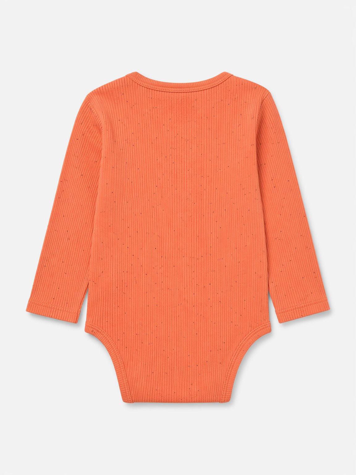 Coral Speckled Ribbed Bodysuit view 2