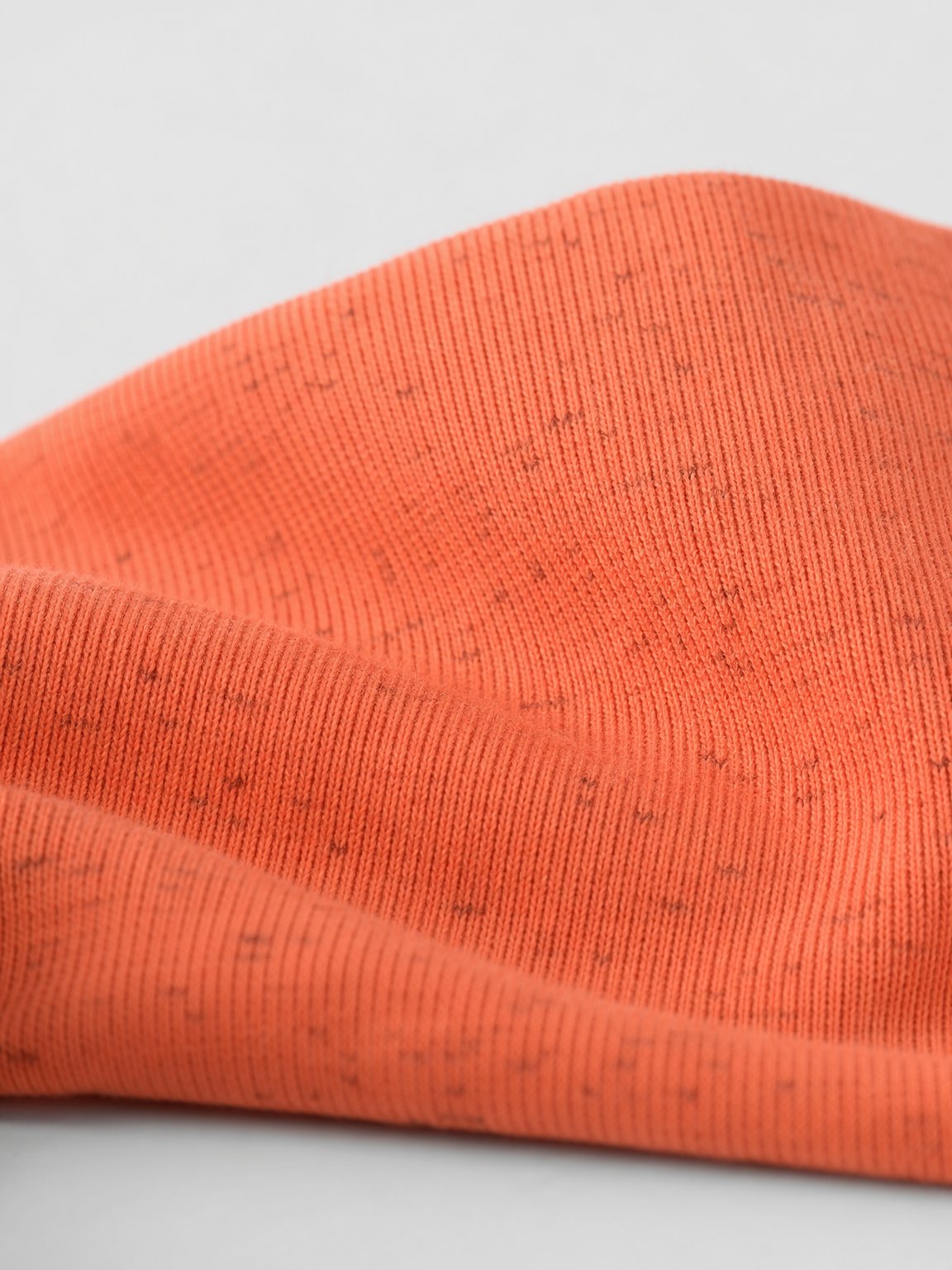 Coral Speckled Ribbed Bodysuit view 3