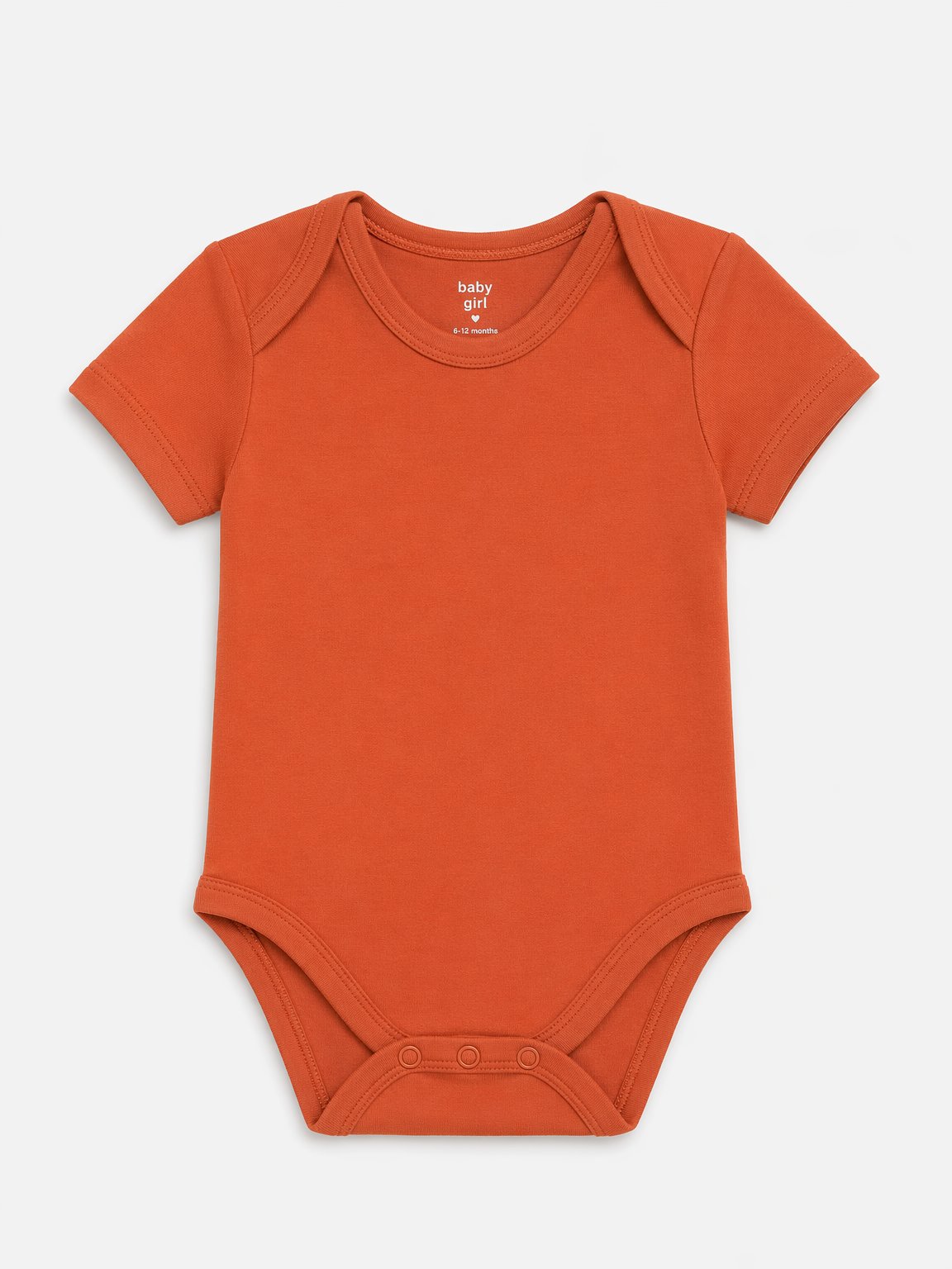 Terracotta Lap-Shoulder Bodysuit