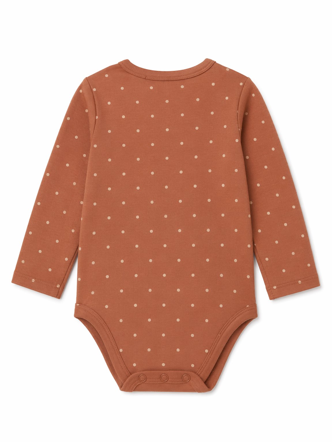 Clay Polka Dot Side-Snap Bodysuit view 2