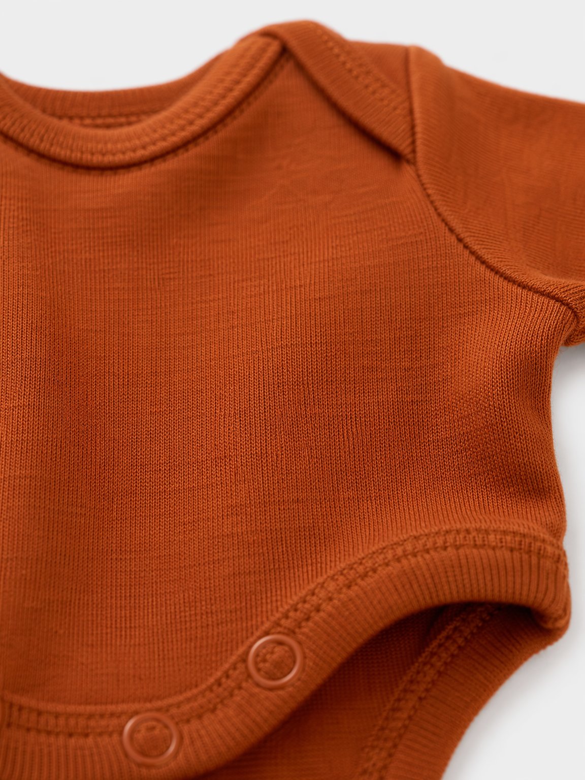 Rust Henley Bodysuit view 3