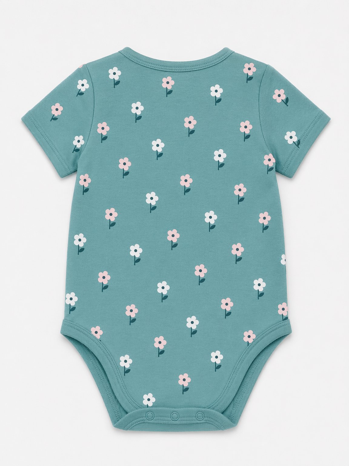 Lavender Rainbow Stripe Ribbed Bodysuit view 2