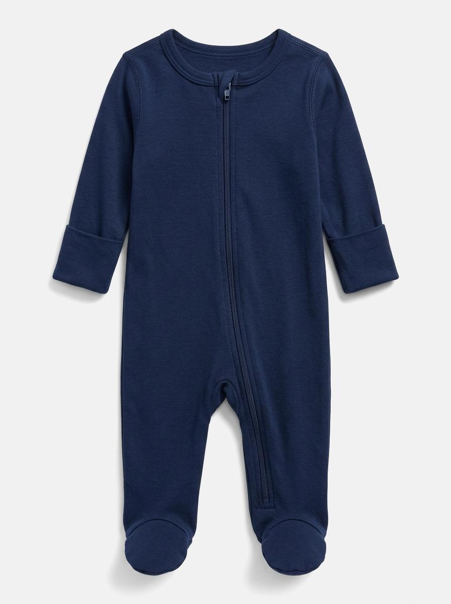 Navy Blue Footed Sleeper
