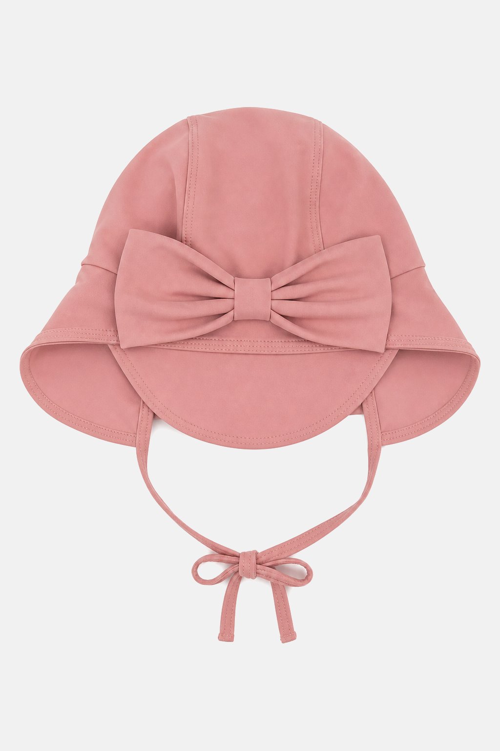 Dusty Rose Swim Hat with Bow