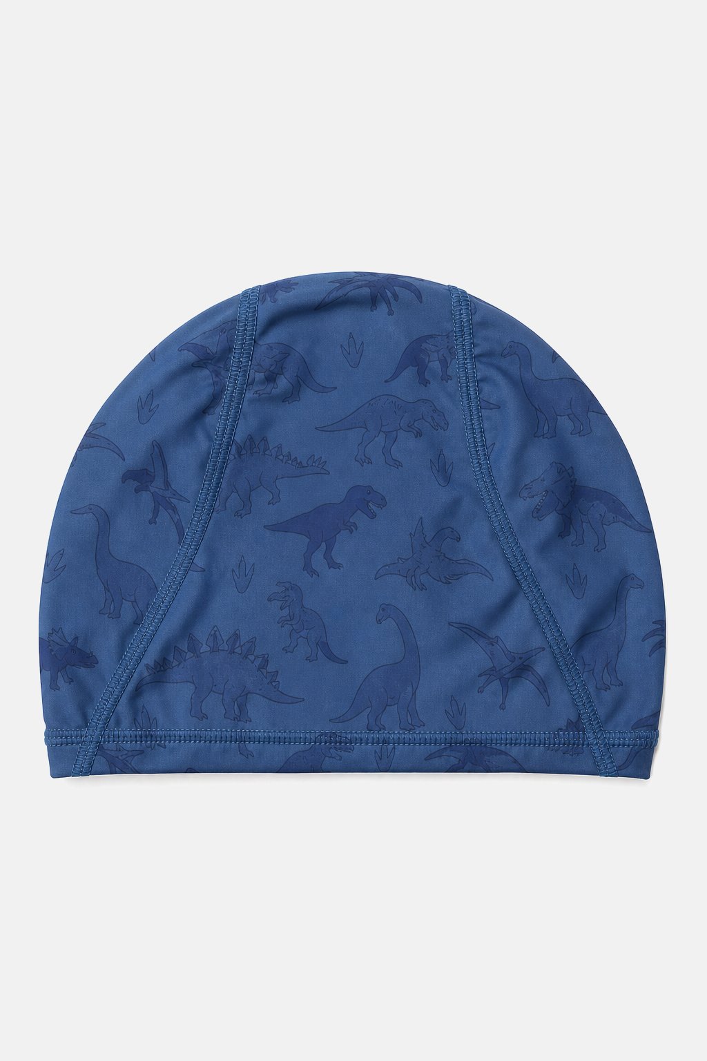 Steel Blue Swim Cap with Dinos view 2