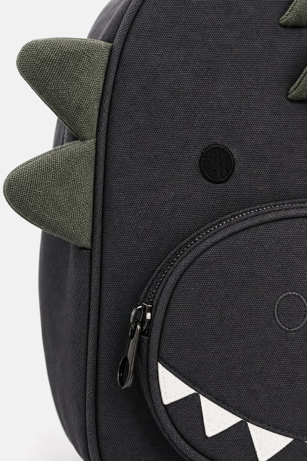Charcoal Dino Backpack view 3