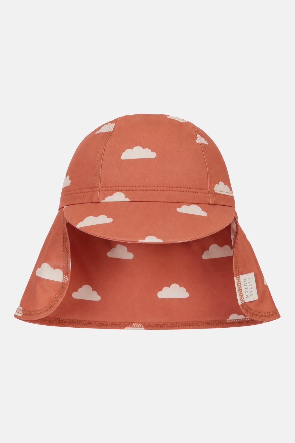 Clay Cloud Print Swim Hat