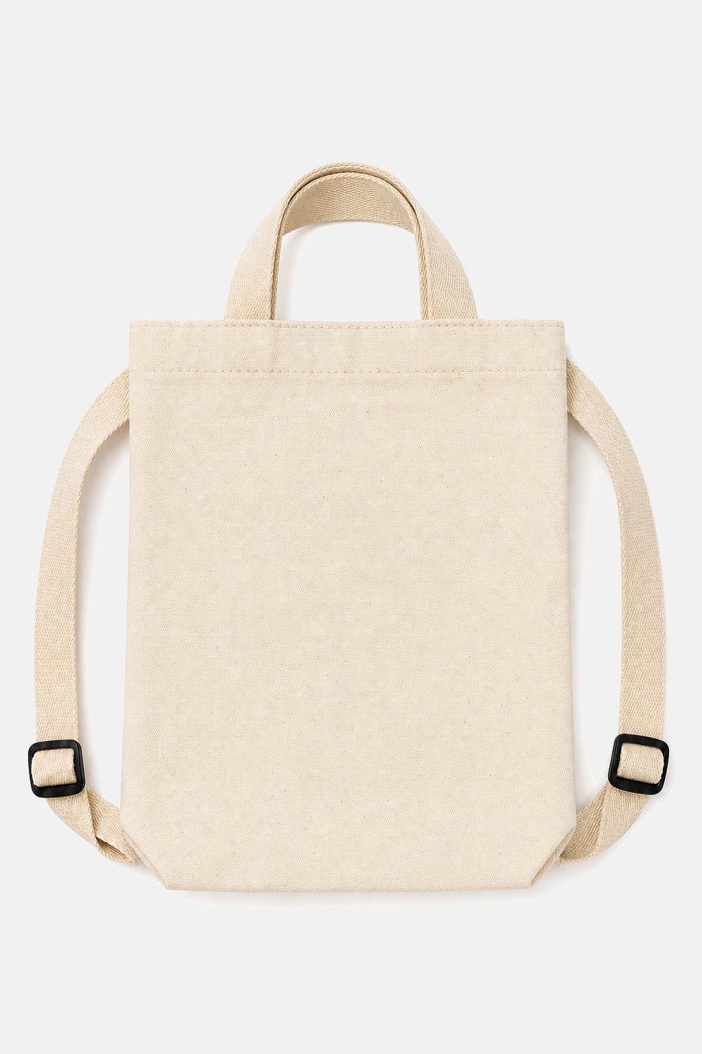 Natural Canvas Mini Tote Bag view 2