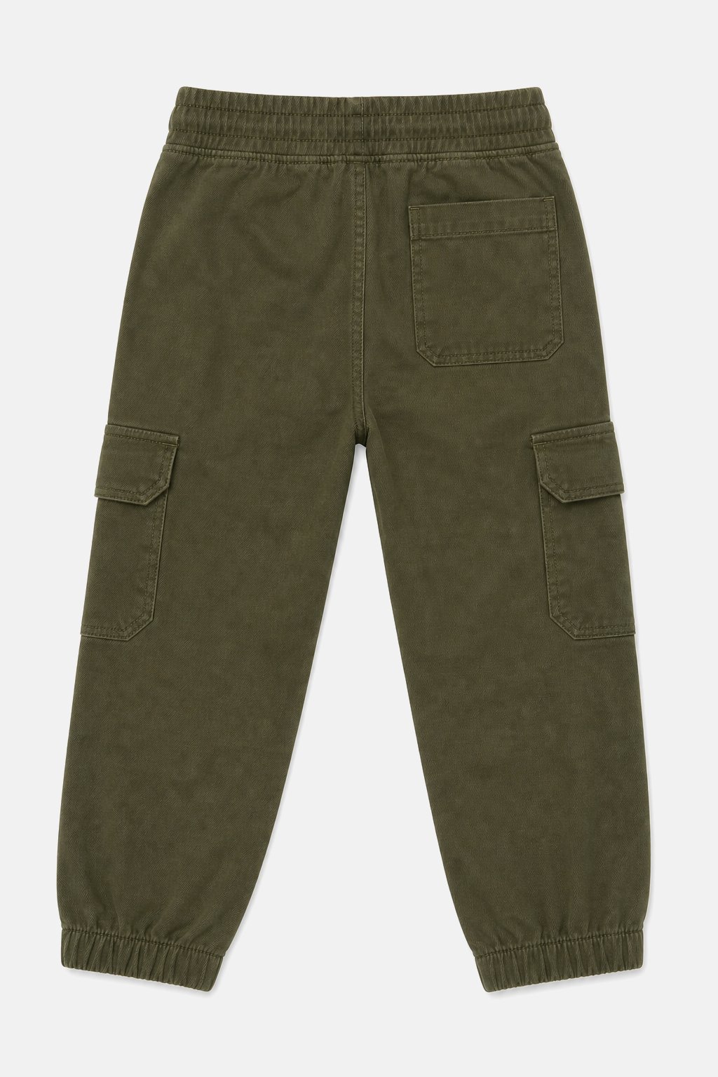 Olive Green Cargo Joggers view 2