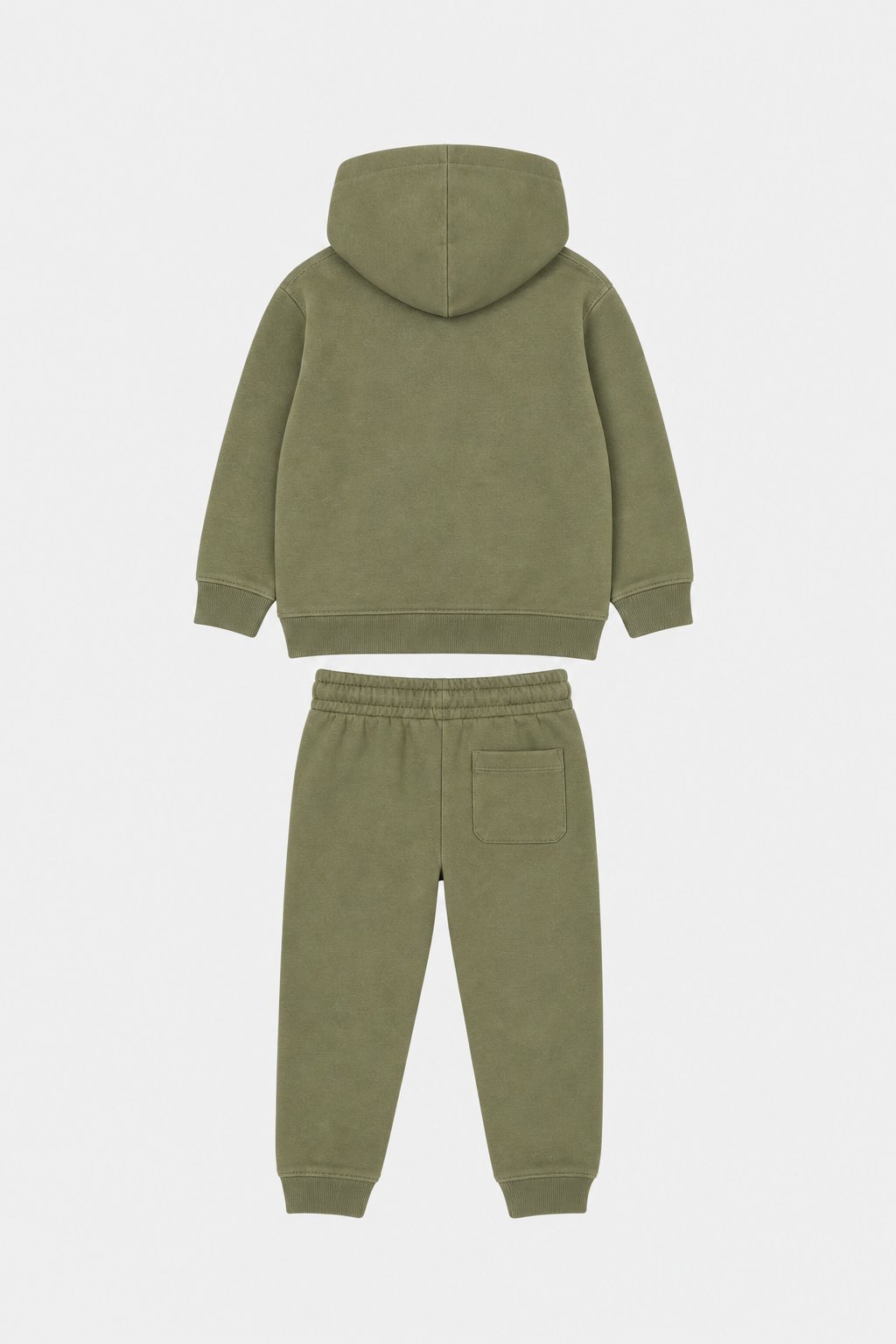 Moss Green Hoodie & Jogger Set view 2