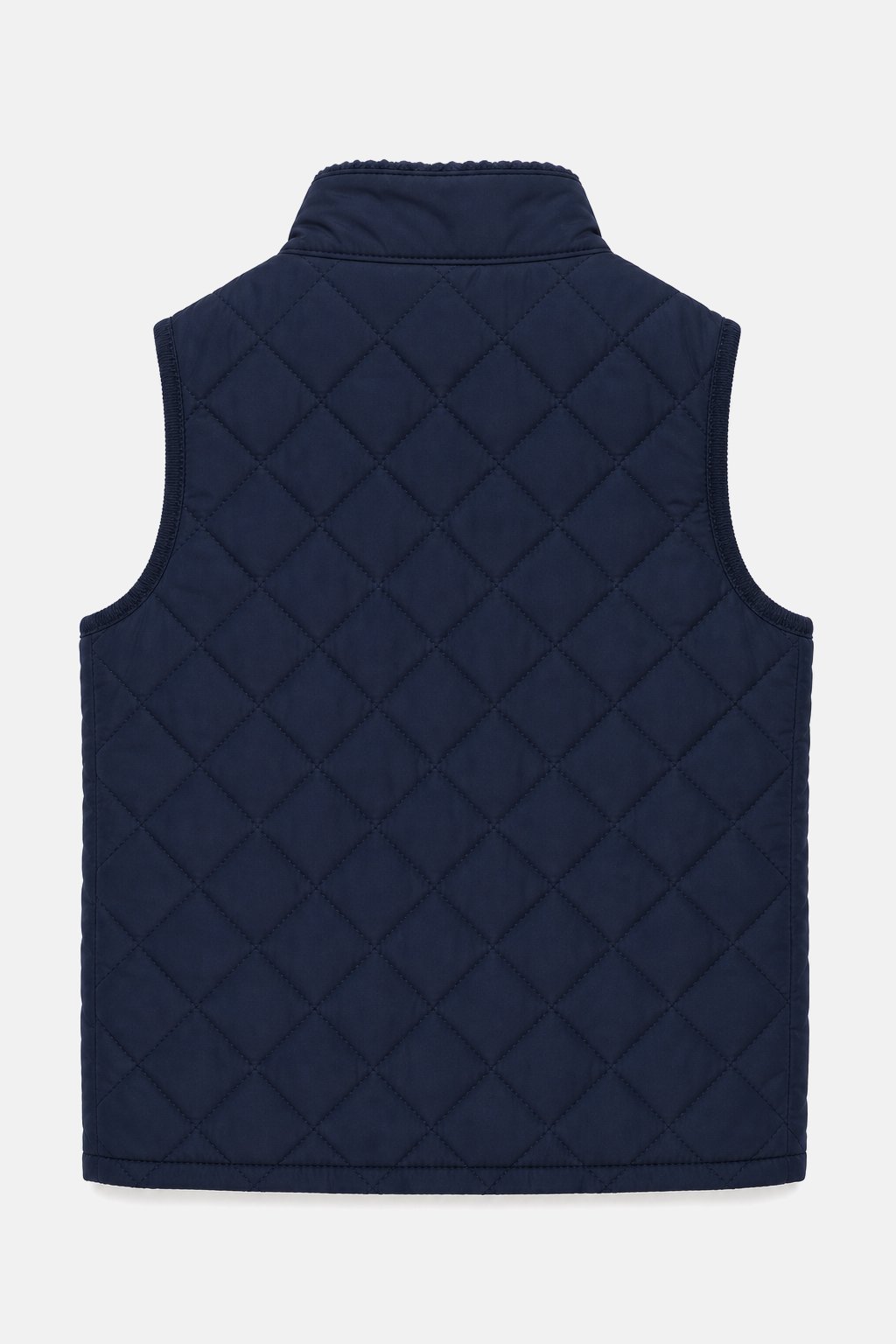 Navy Quilted Vest view 2