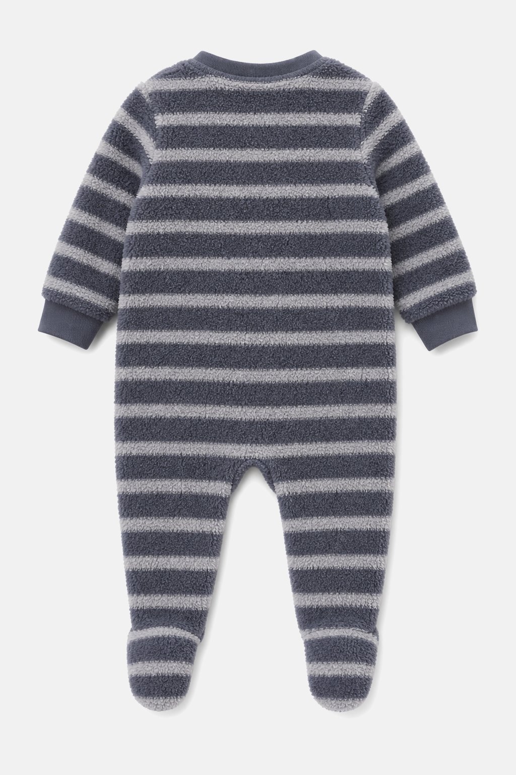 Slate Stripe Footed Sleeper view 2