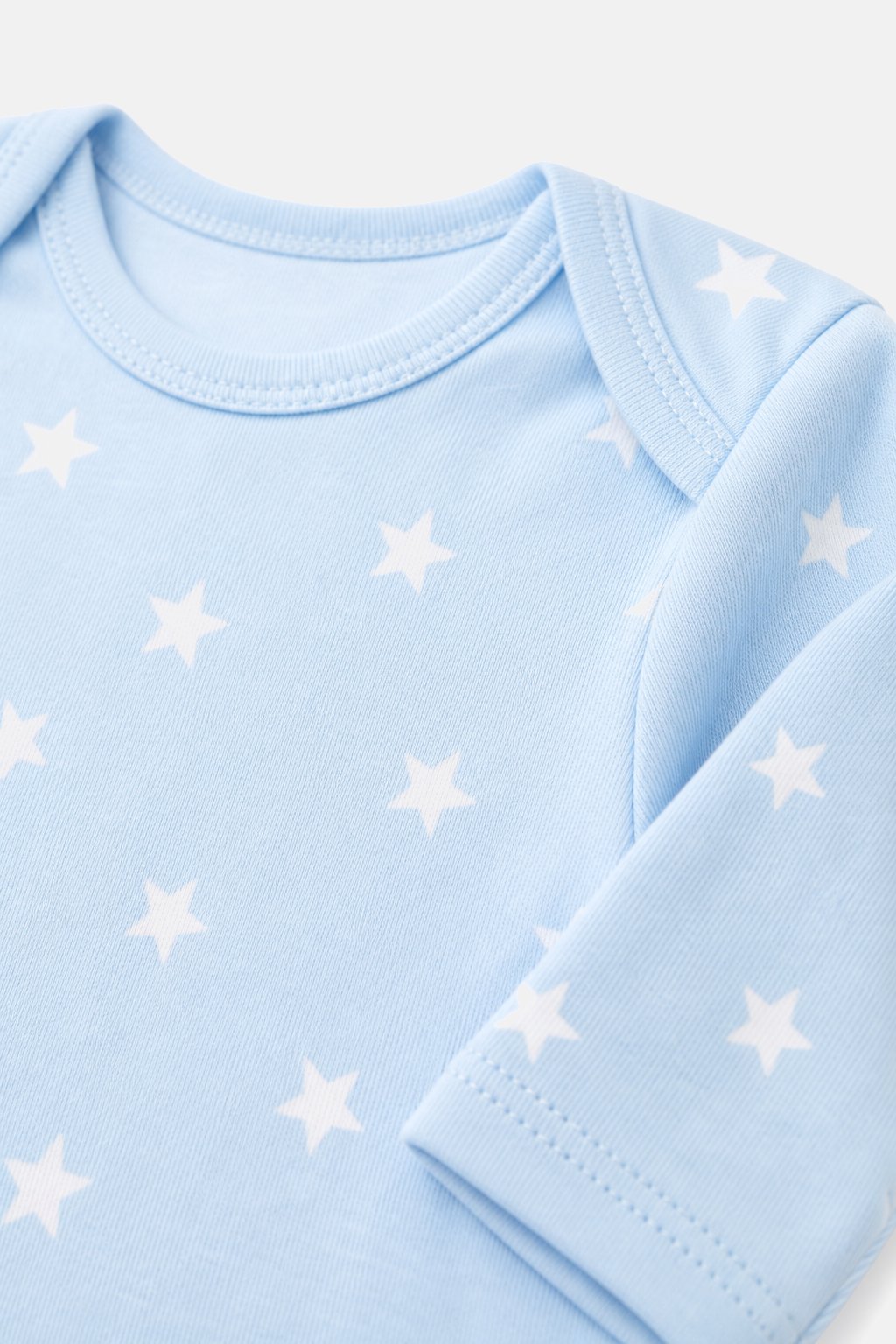 Sky Blue Star Print Sleep Gown view 3
