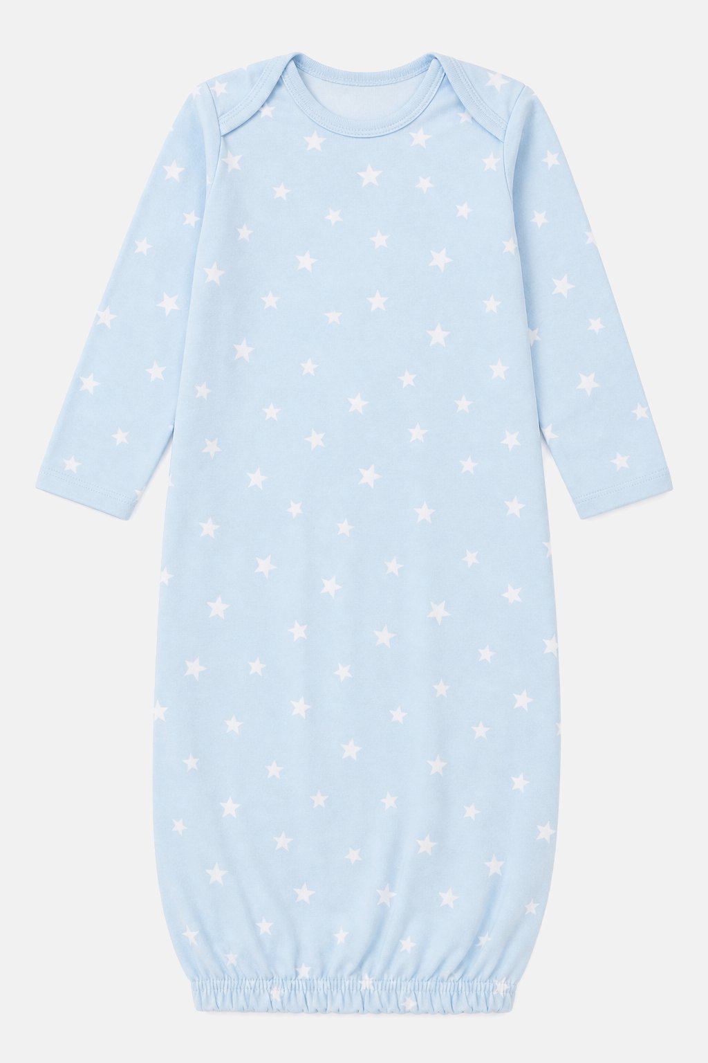 Sky Blue Star Print Sleep Gown