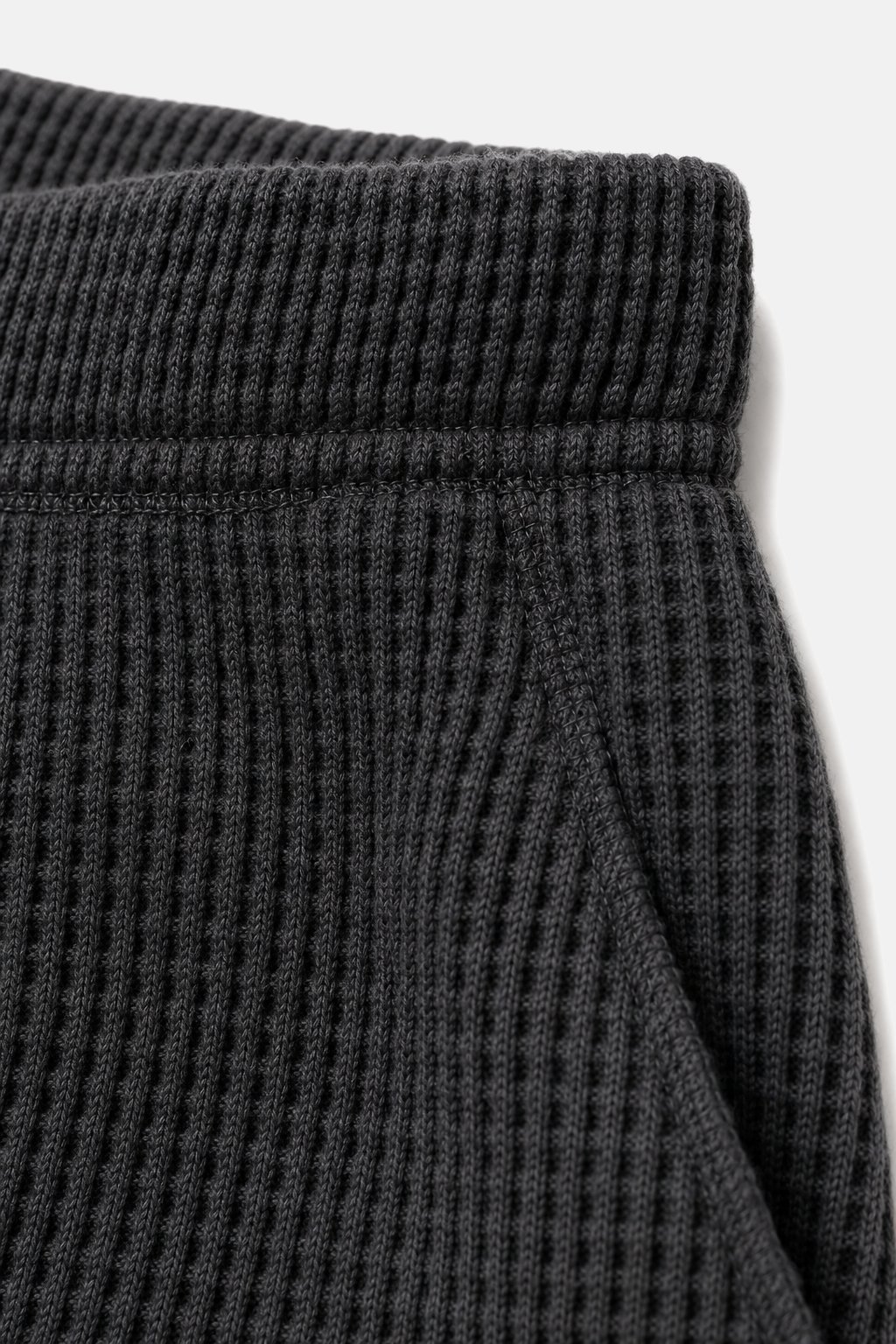 Charcoal Thermal Waffle Joggers view 3