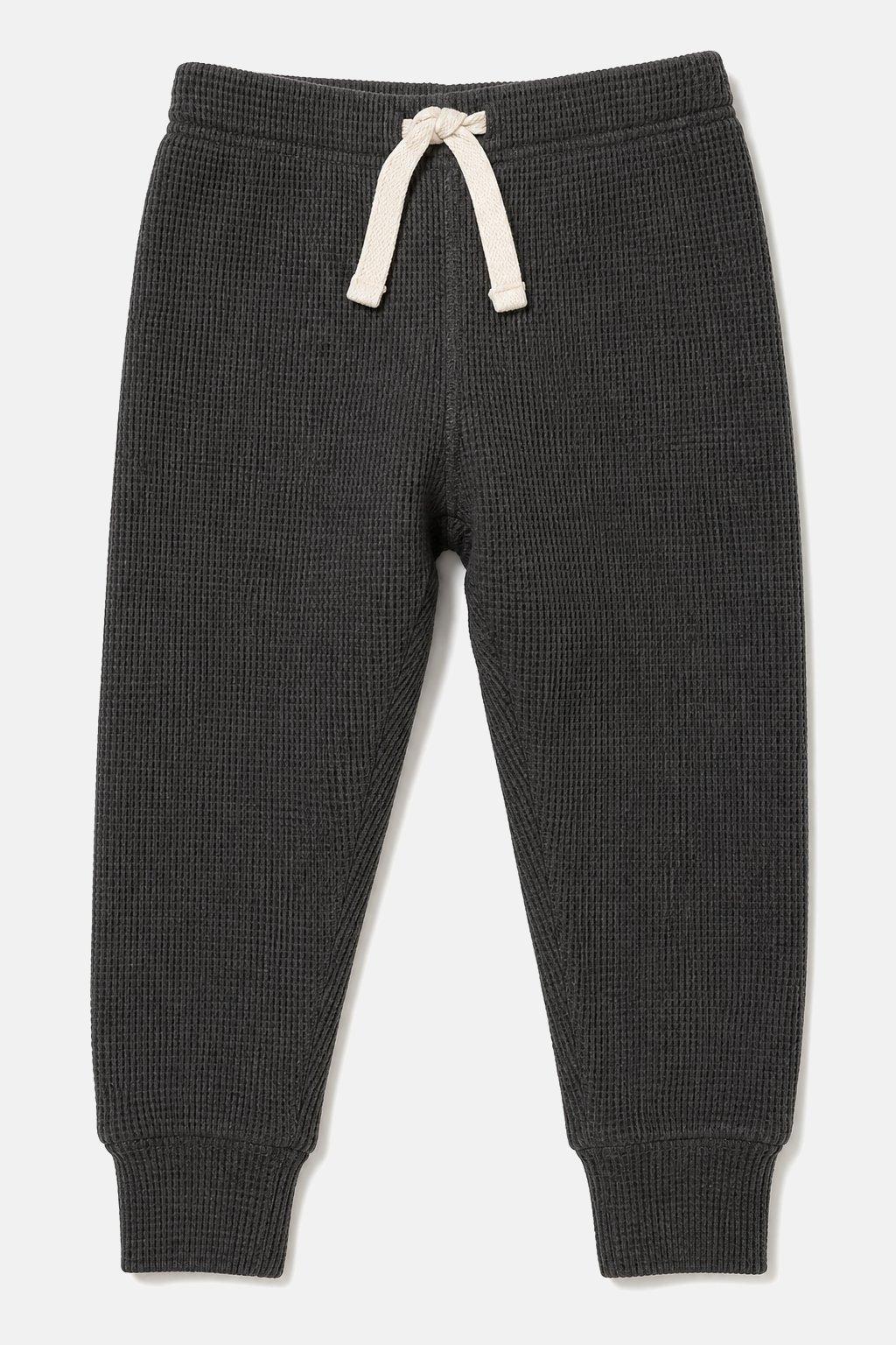 Charcoal Thermal Waffle Joggers