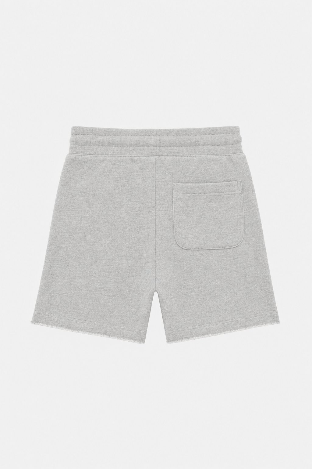 Heather Grey French Terry Shorts view 2