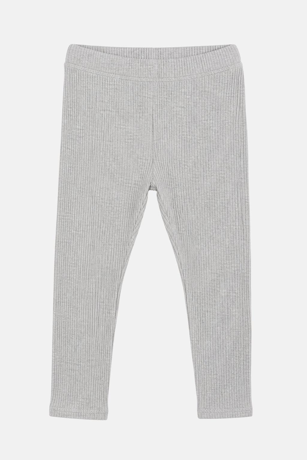 Light Grey Ribbed Leggings