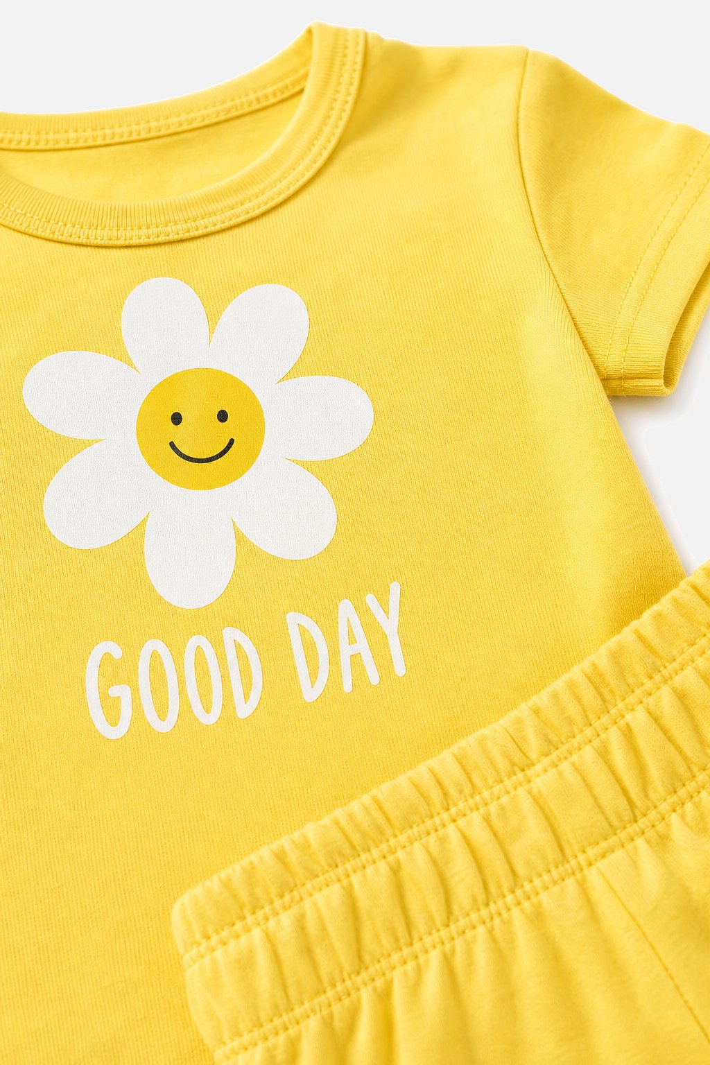 Buttercup Yellow Tee & Short Set view 3