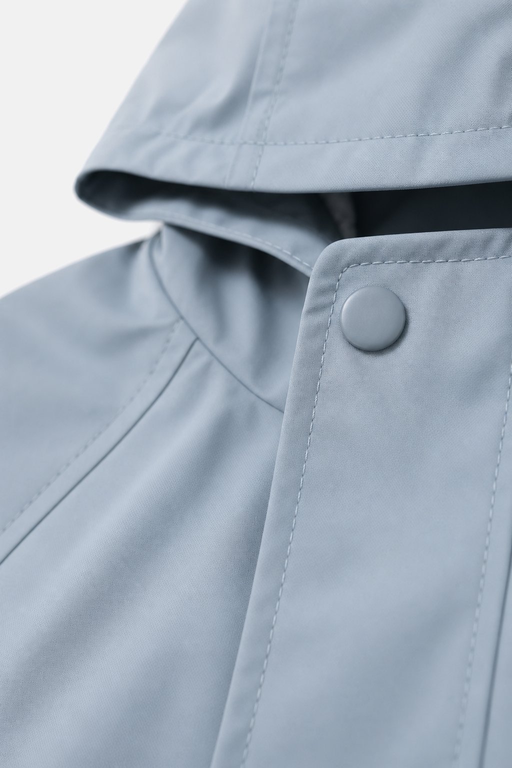 Mist Blue Waterproof Rain Jacket view 3