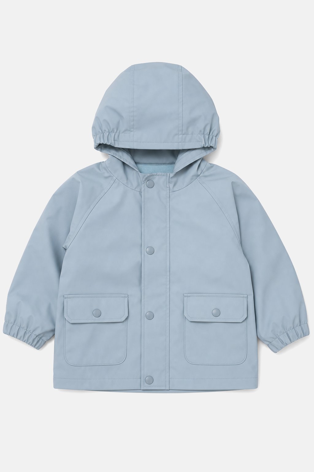 Mist Blue Waterproof Rain Jacket