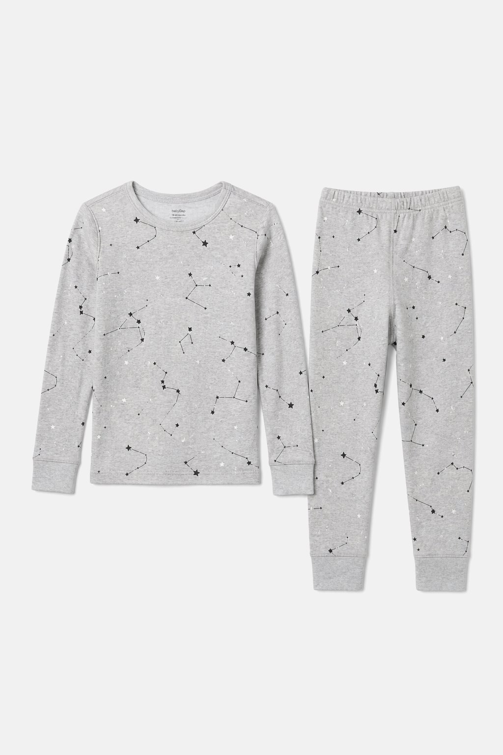 Cream Constellation Print Pajama Set