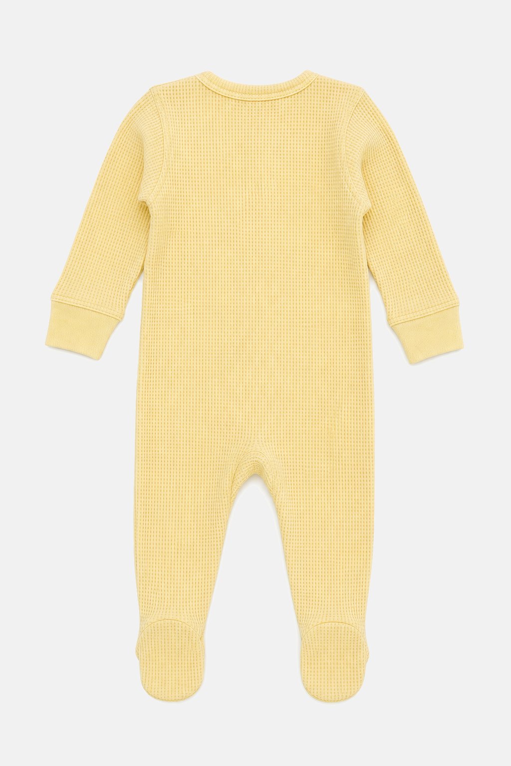Butter Yellow Thermal Henley Sleeper view 2