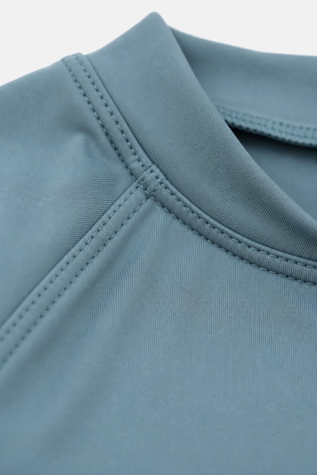 Dusty Teal Sun-Safe Rash Guard Set view 3