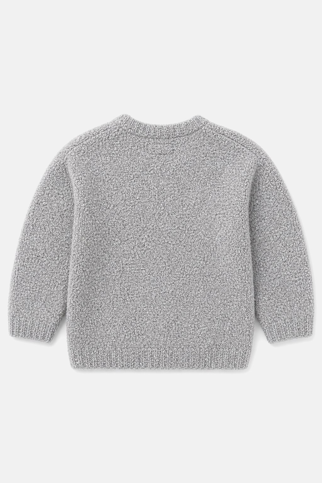 Heather Grey Boucle Cardigan view 2