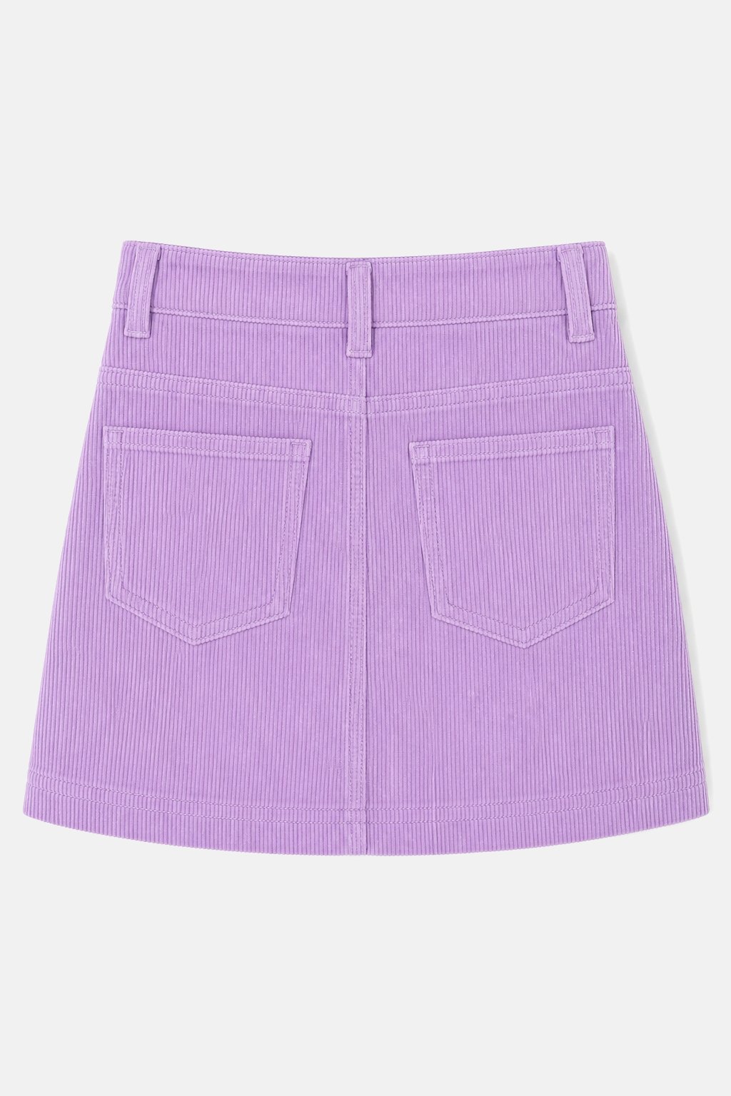 Lilac Corduroy Skirt view 2