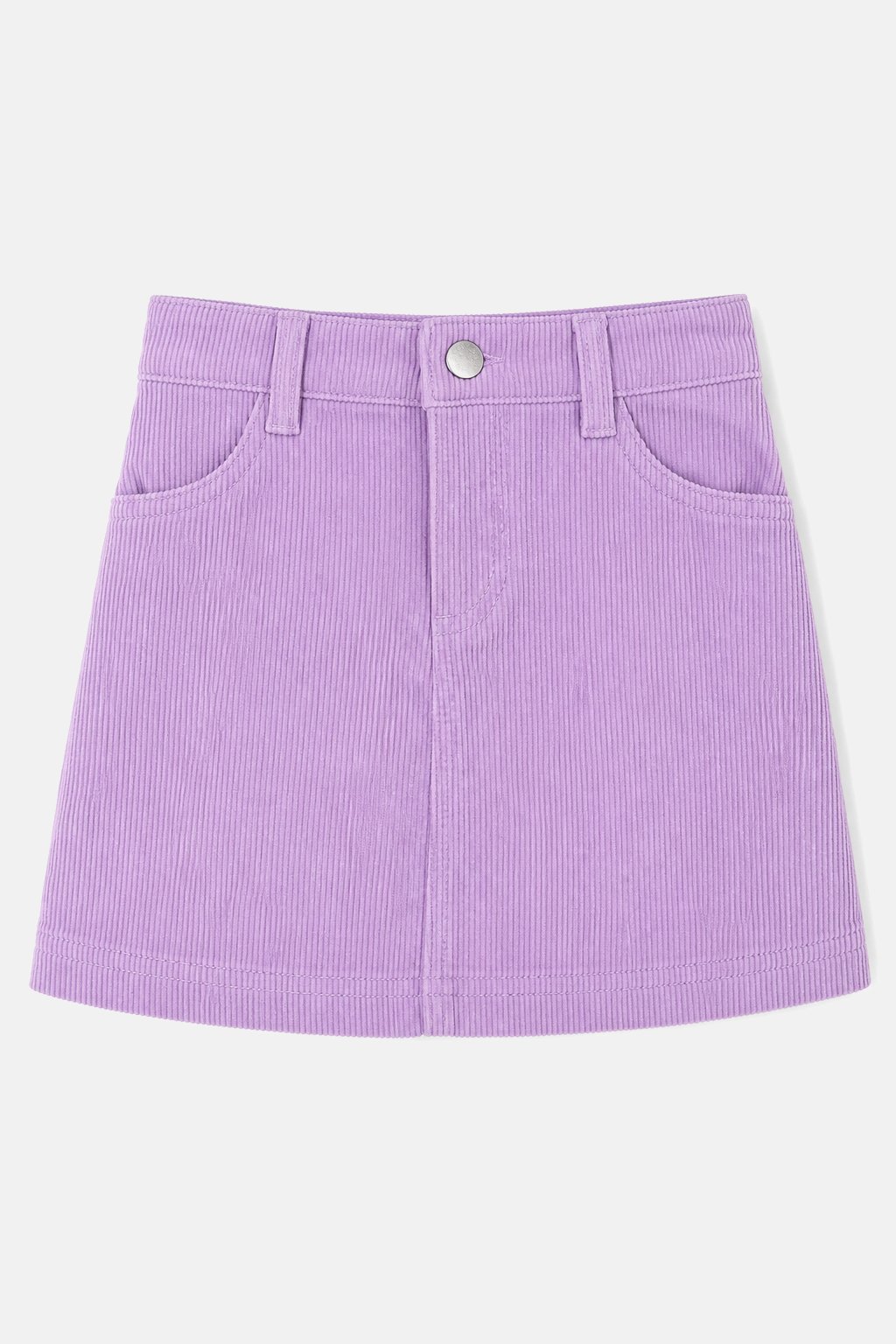 Lilac Corduroy Skirt