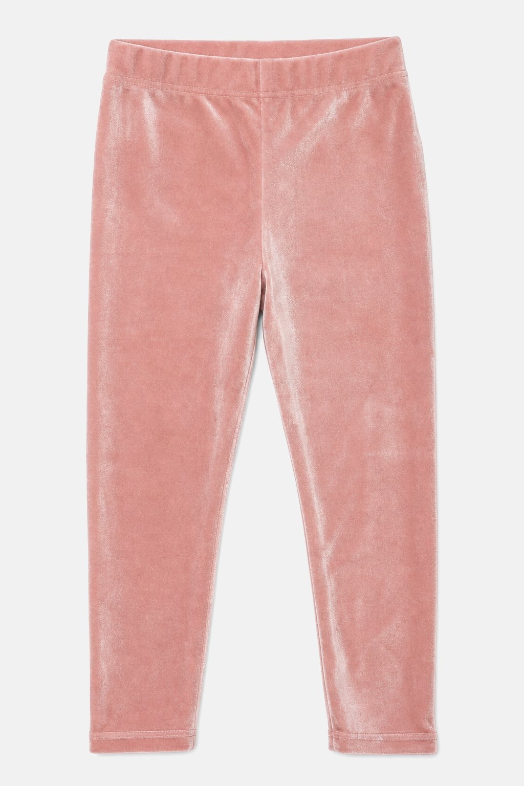 Blush Pink Velvet Leggings