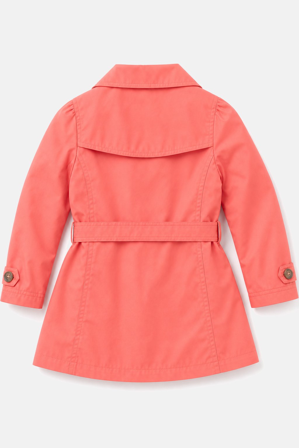 Coral Lightweight Trench Coat view 2