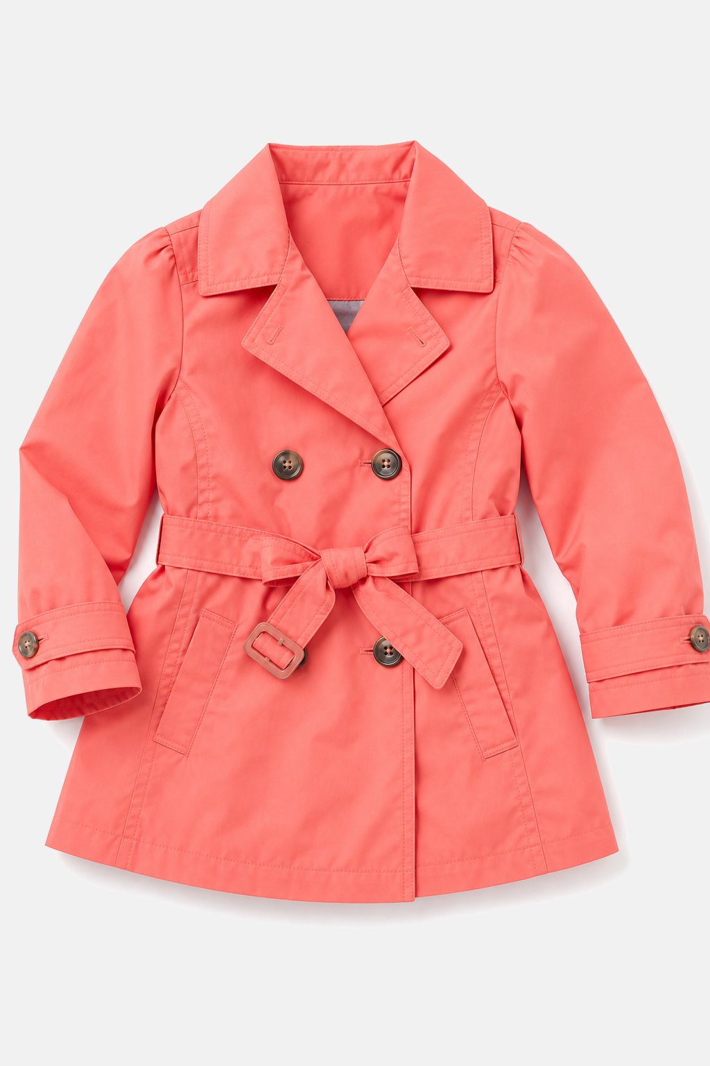 Coral Lightweight Trench Coat