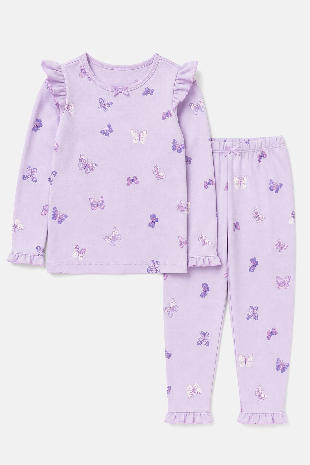 Lilac Butterfly Pajama Set