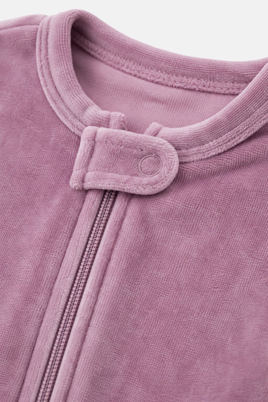 Mauve Velour Zip Sleeper view 3