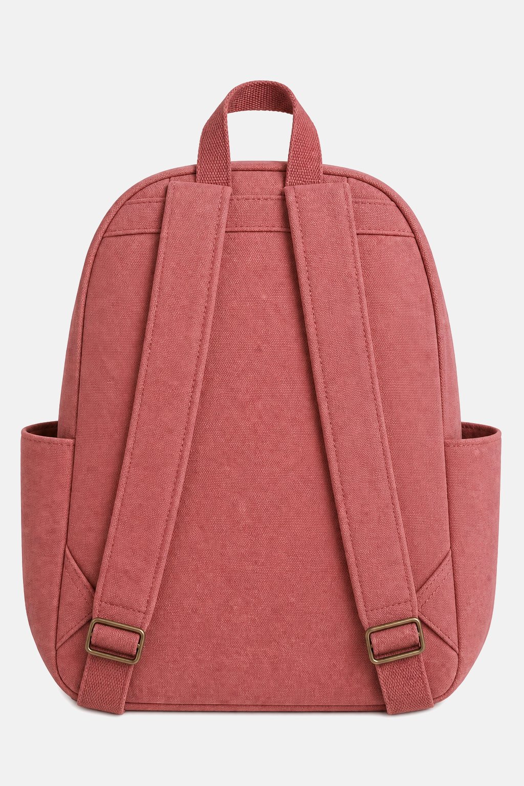Dusty Rose Canvas Backpack view 2
