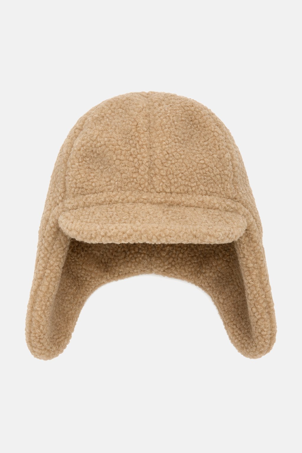 Camel Sherpa Ear-Flap Hat